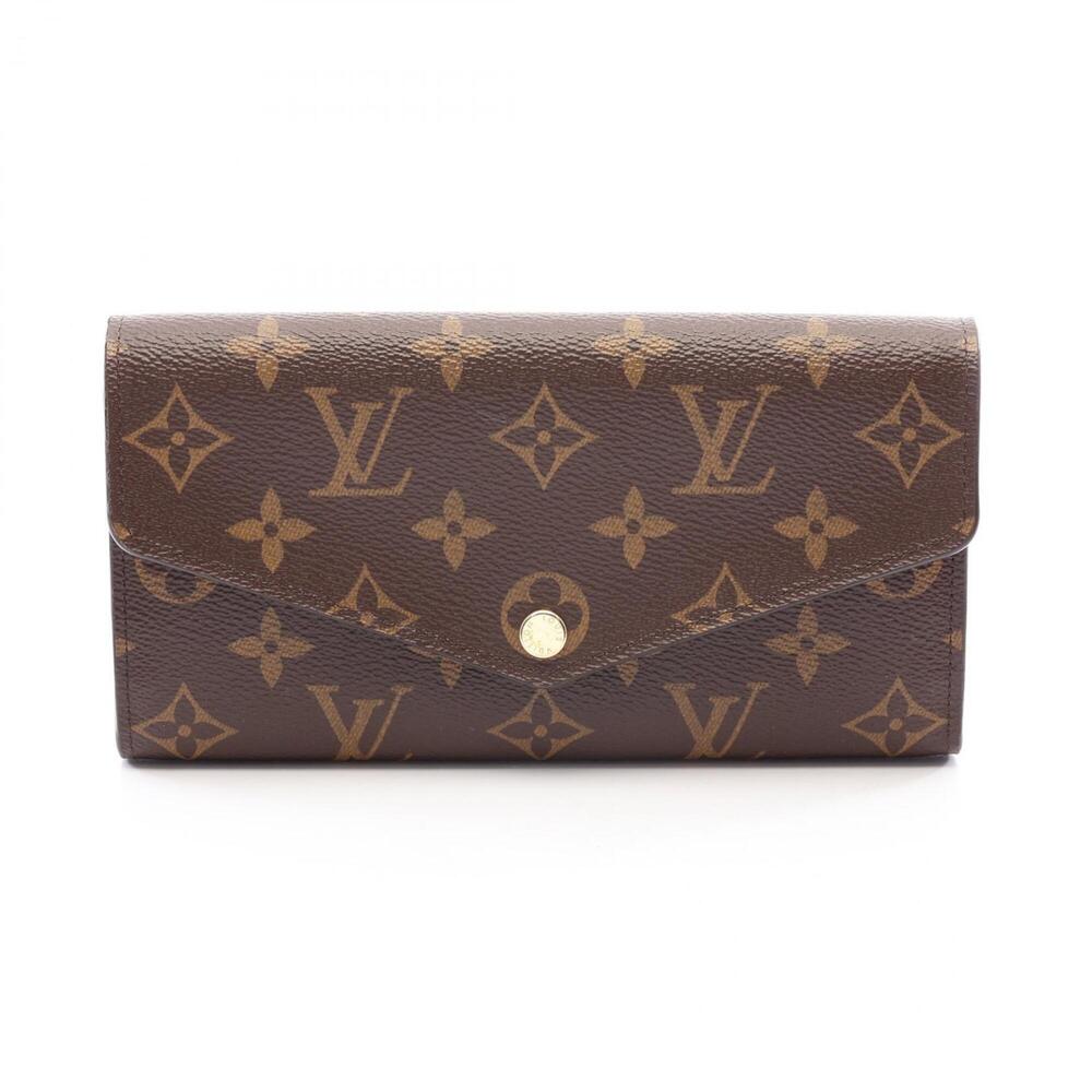 Louis Vuitton Portefeuille Sarah Bi-fold Long Wallet, Monogram Pattern, Women...